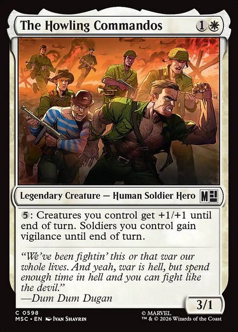 The Howling Commandos - Marvel Super Heroes Commander () #598