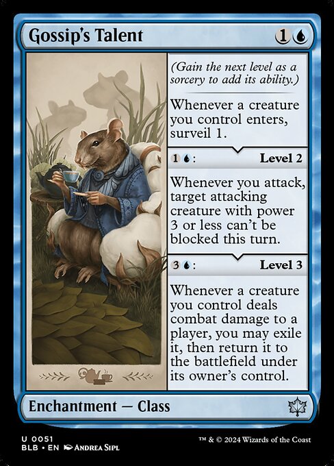 Gossip's Talent - Bloomburrow (BLB) #51 [Foil]