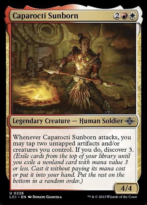 Caparocti Sunborn - The Lost Caverns of Ixalan (lci) #226 [Foil] [Foil]