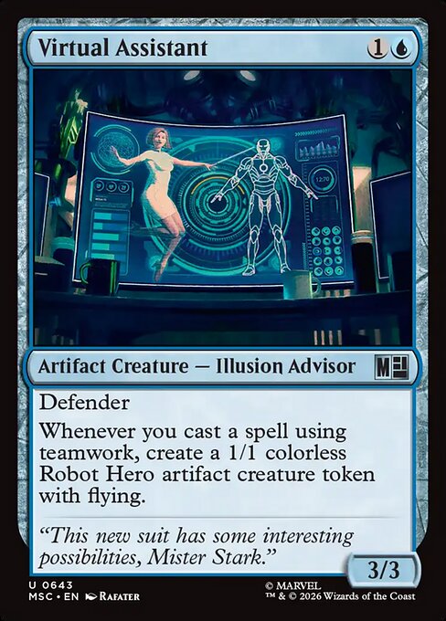 Virtual Assistant - Marvel Super Heroes Commander () #643