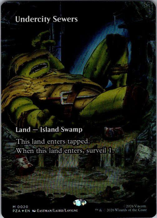 Undercity Sewers [Foil] - Teenage Mutant Ninja Turtles Source Material (PZA) #20 [Foil]