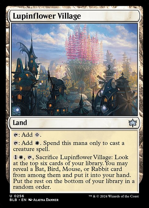 Lupinflower Village - Bloomburrow () #256