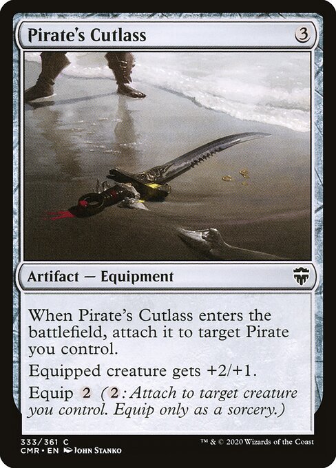 Pirate's Cutlass - Commander Legends (CMR) #333