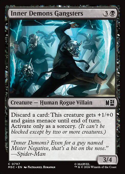 Inner Demons Gangsters - Marvel Super Heroes Commander (MSC) #797