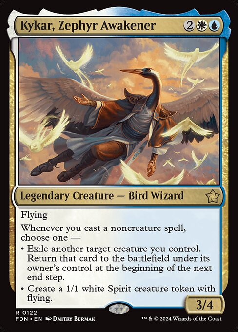 Kykar, Zephyr Awakener - Foundations (FDN) #122