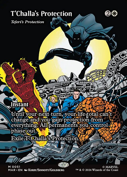 Teferi's Protection - Marvel Universe () #51 [Foil] [Foil]