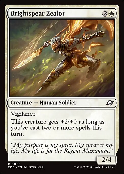 Brightspear Zealot - Edge of Eternities (eoe) #8