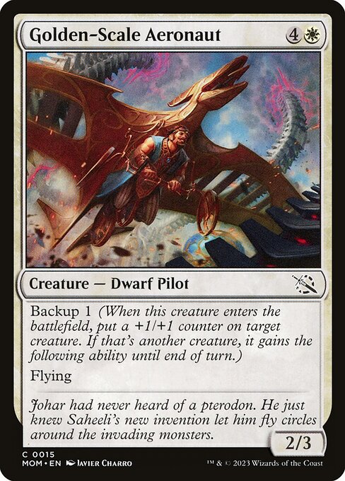 Golden-Scale Aeronaut - March of the Machine (MOM) #15 [Foil] [Foil]