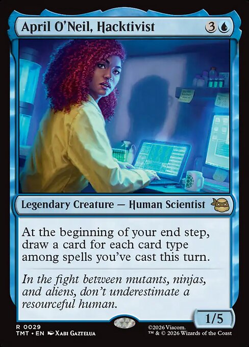 April O'Neil, Hacktivist - Teenage Mutant Ninja Turtles () #29 [Foil] [Foil]