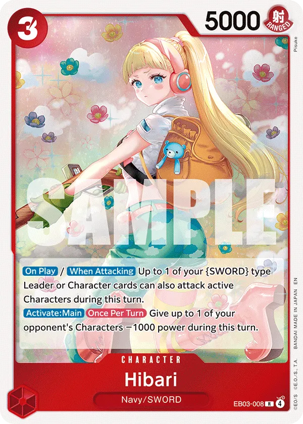 Hibari - ONE PIECE HEROINES EDITION- [EB-03] / Memorial Collection [EB-01] (EB03-008) #008