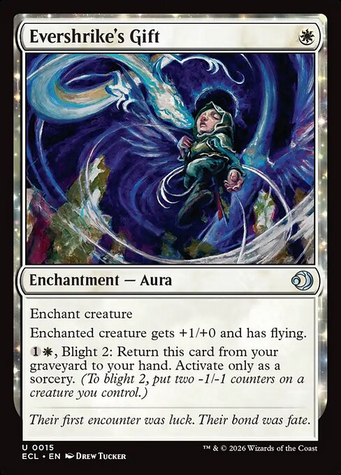 Evershrike's Gift - Lorwyn Eclipsed (ecl) #15 [Foil] [Foil]