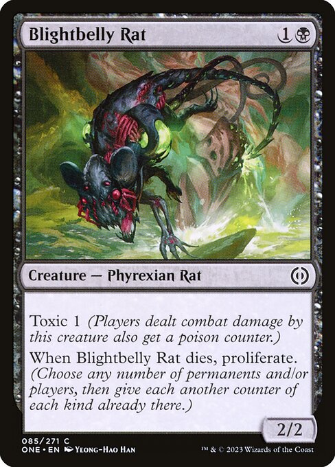 Blightbelly Rat - Phyrexia: All Will Be One () #85