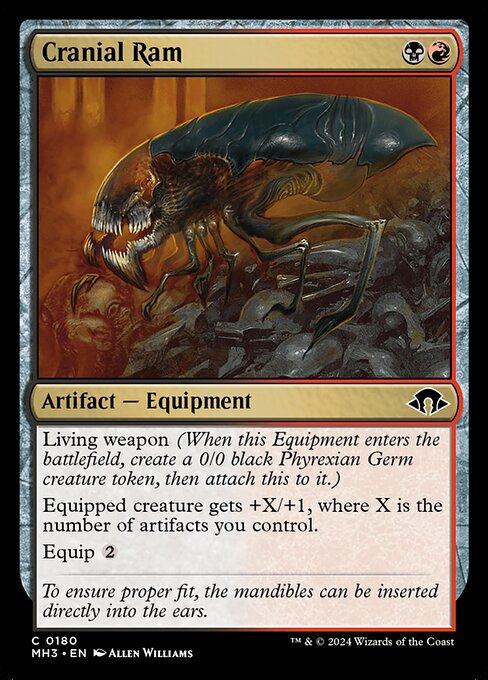 Cranial Ram - Modern Horizons 3 (mh3) #180 [Foil] [Foil]