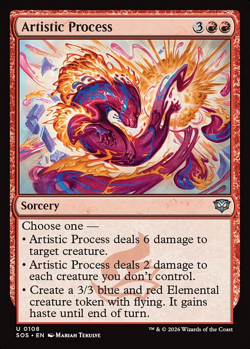 Artistic Process - Secrets of Strixhaven () #108 [Foil] [Foil]