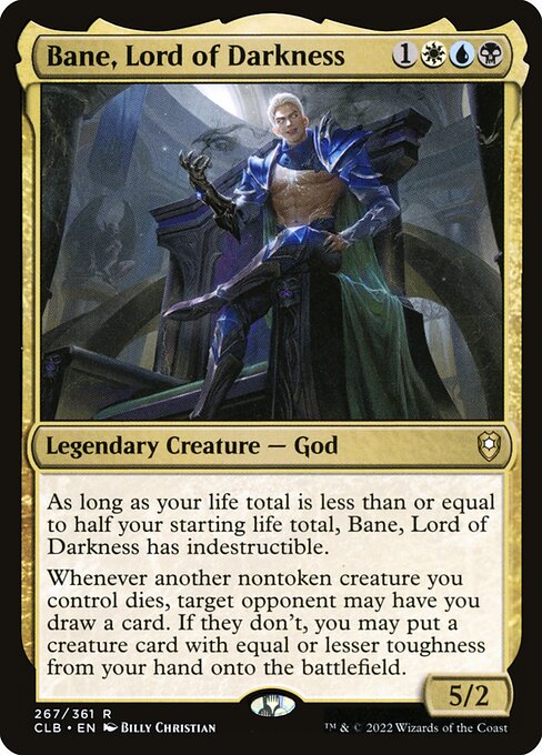 Bane, Lord of Darkness - Commander Legends: Battle for Baldur's Gate (CLB) #267