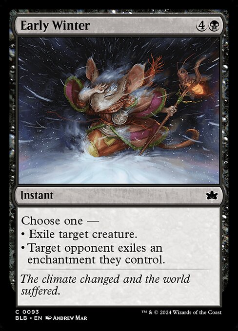 Early Winter - Bloomburrow (BLB) #93 [Foil]