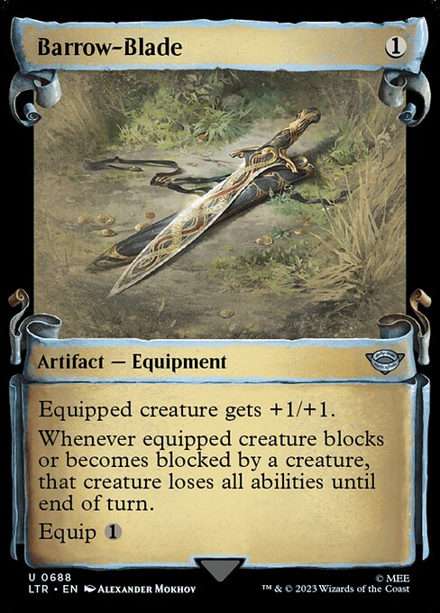 Barrow-Blade - The Lord of the Rings: Tales of Middle-earth (ltr) #688 [Foil] [Foil]