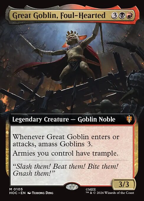 Great Goblin, Foul-Hearted - The Hobbit Eternal (HOC) #105