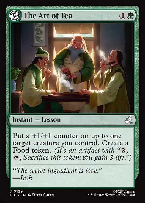 The Art of Tea - Avatar: The Last Airbender Eternal (TLE) #129 [Foil] [Foil]