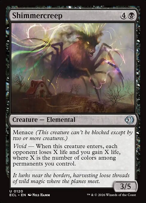 Shimmercreep - Lorwyn Eclipsed (ecl) #120 [Foil] [Foil]