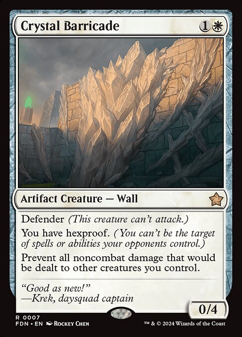 Crystal Barricade - Foundations (FDN) #7