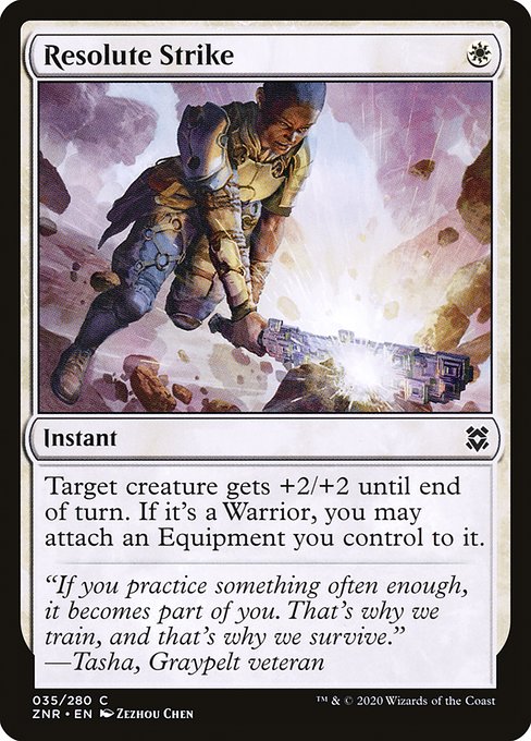 Resolute Strike - Zendikar Rising () #35