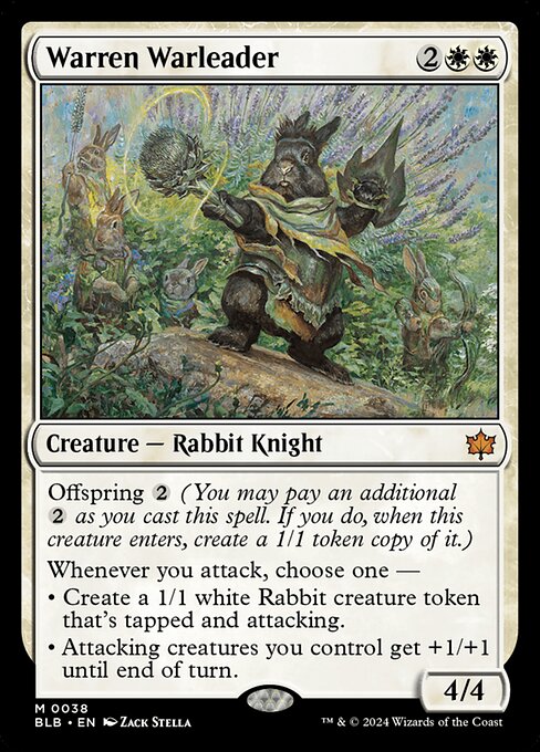 Warren Warleader - Bloomburrow (BLB) #38