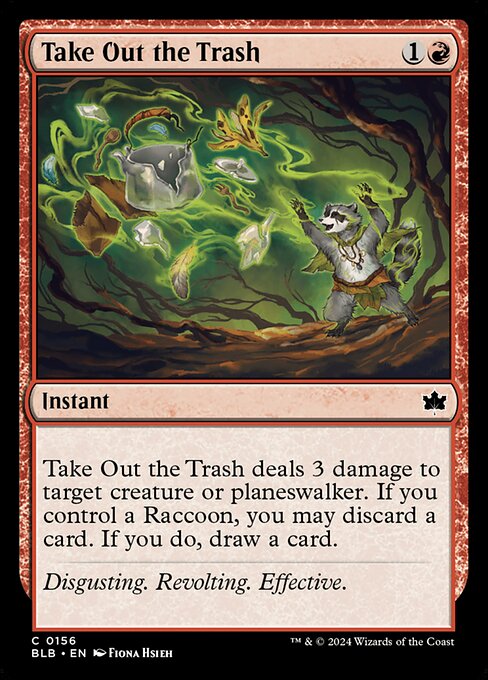 Take Out the Trash - Bloomburrow (BLB) #156 [Foil]