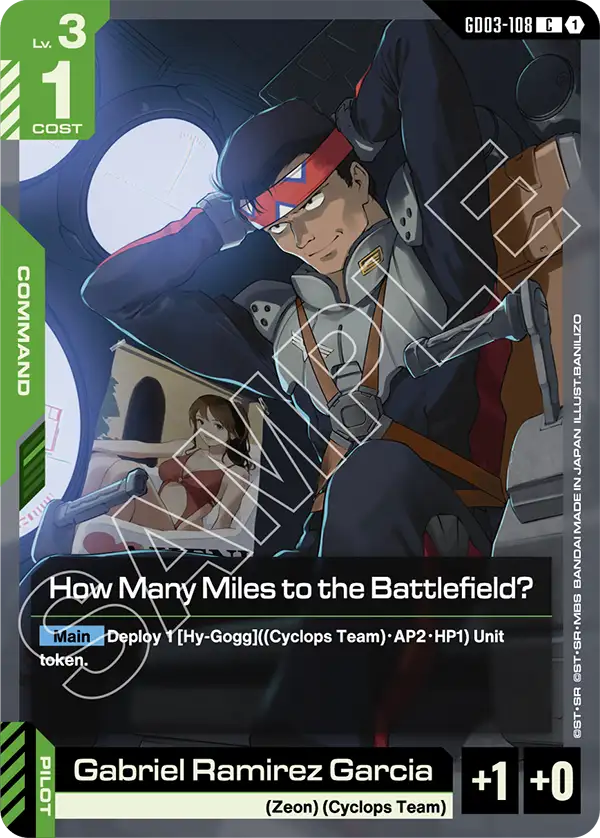 How Many Miles to the Battlefield? - Steel Requiem (GD03-108) #108