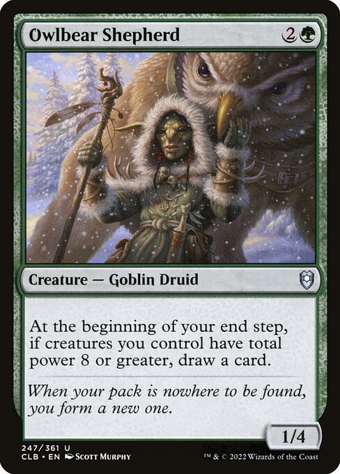 Owlbear Shepherd - Commander Legends: Battle for Baldur's Gate () #247