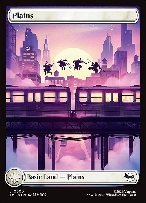Plains - Teenage Mutant Ninja Turtles (TMT) #305 [Foil] [Foil]