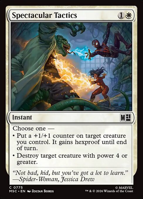 Spectacular Tactics - Marvel Super Heroes Commander (MSC) #775 [Foil] [Foil]