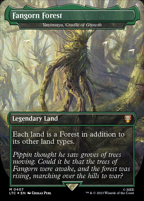 Yavimaya, Cradle of Growth - Tales of Middle-earth Commander (LTC) #407 [Alt Art] [Foil]