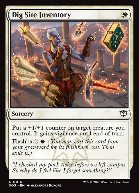 Dig Site Inventory - Secrets of Strixhaven () #10 [Foil] [Foil]