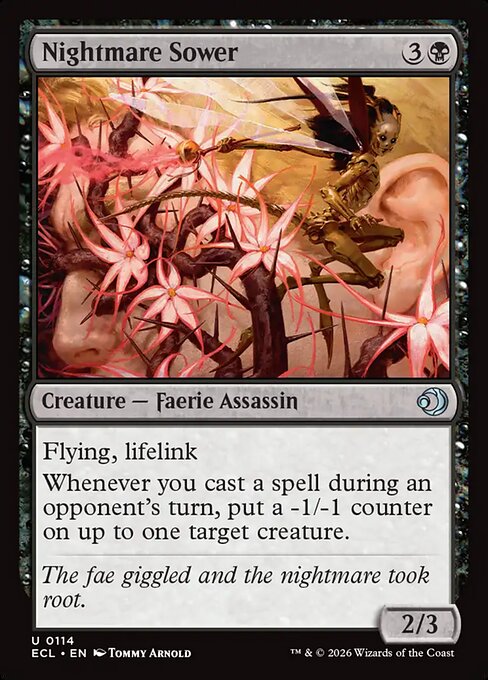 Nightmare Sower - Lorwyn Eclipsed (ecl) #114 [Foil] [Foil]