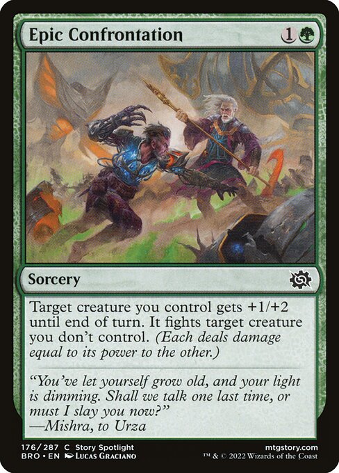 Epic Confrontation - The Brothers' War () #176 [Foil] [Foil]