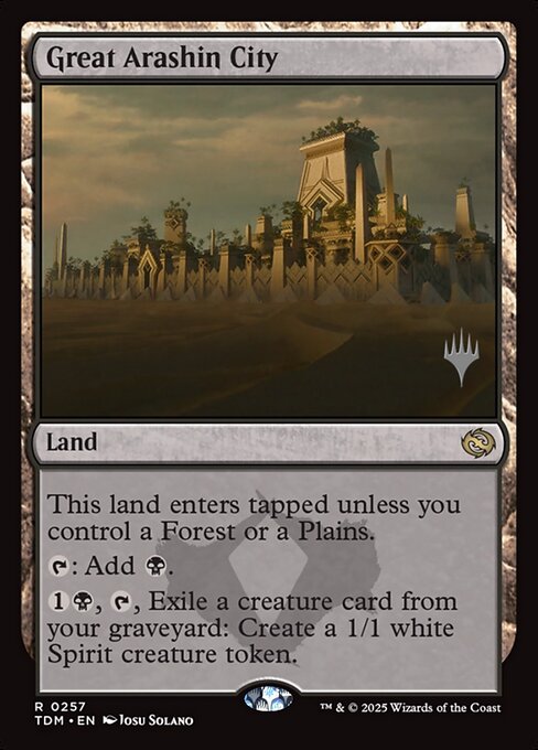 Great Arashin City - Tarkir: Dragonstorm Promos (PTDM) #257p