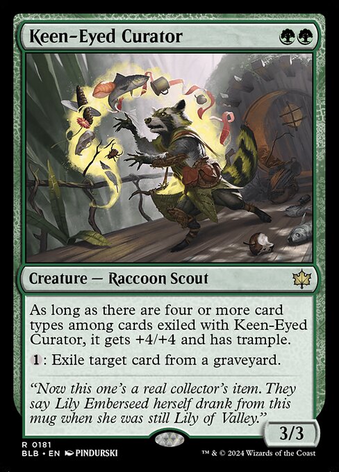 Keen-Eyed Curator - Bloomburrow (BLB) #181