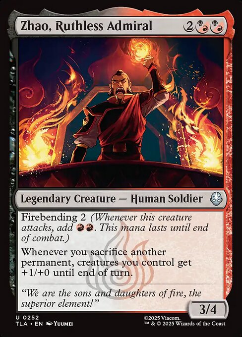 Zhao, Ruthless Admiral - Avatar: The Last Airbender () #252