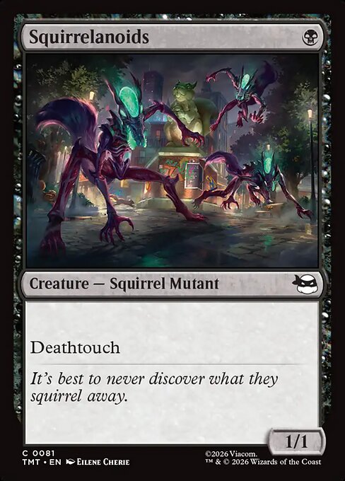 Squirrelanoids - Teenage Mutant Ninja Turtles () #81 [Foil] [Foil]