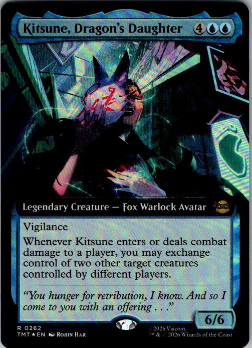 Kitsune, Dragon's Daughter [Foil] - Teenage Mutant Ninja Turtles (TMT) #262 [Foil]