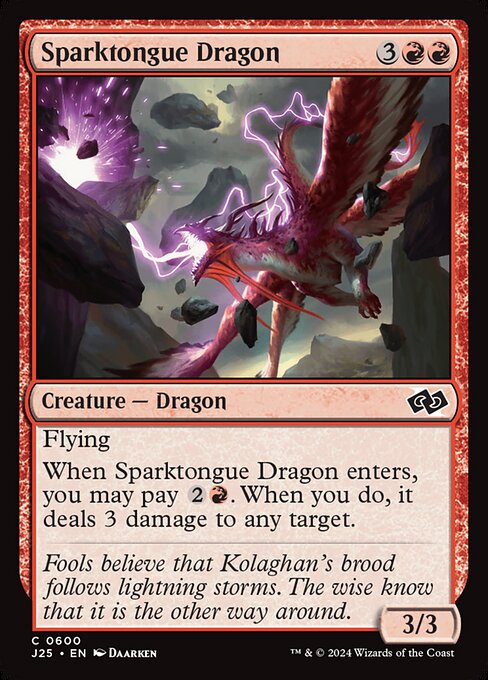 Sparktongue Dragon - Foundations Jumpstart () #600