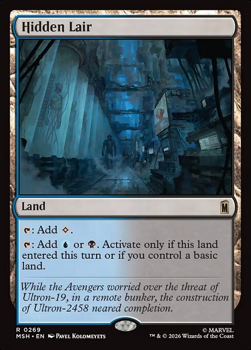 Hidden Lair - Marvel Super Heroes () #269