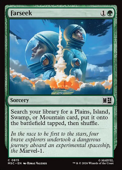 Farseek - Marvel Super Heroes Commander (MSC) #815 [Foil] [Foil]