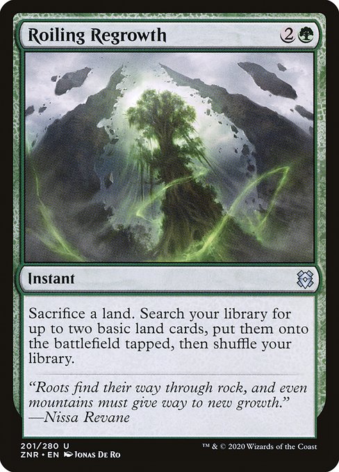 Roiling Regrowth - Zendikar Rising (ZNR) #201
