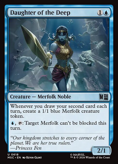 Daughter of the Deep - Marvel Super Heroes Commander () #618 [Foil] [Foil]