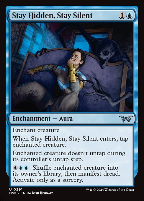 Stay Hidden, Stay Silent - Duskmourn: House of Horror (dsk) #291 [Foil] [Foil]