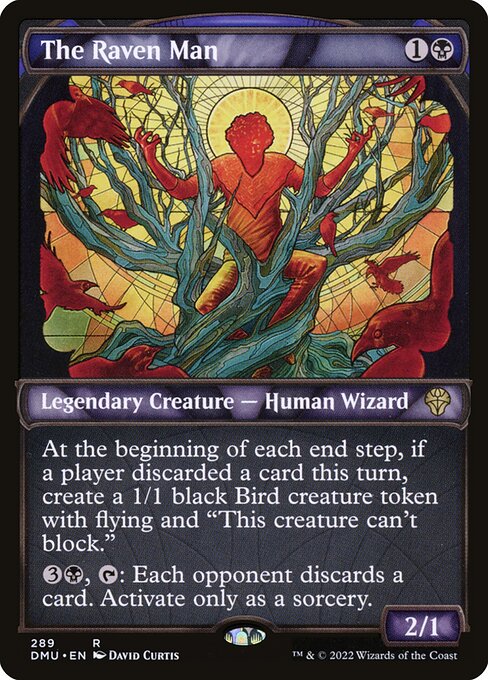 The Raven Man - Dominaria United (DMU) #289 [Foil] [Foil]