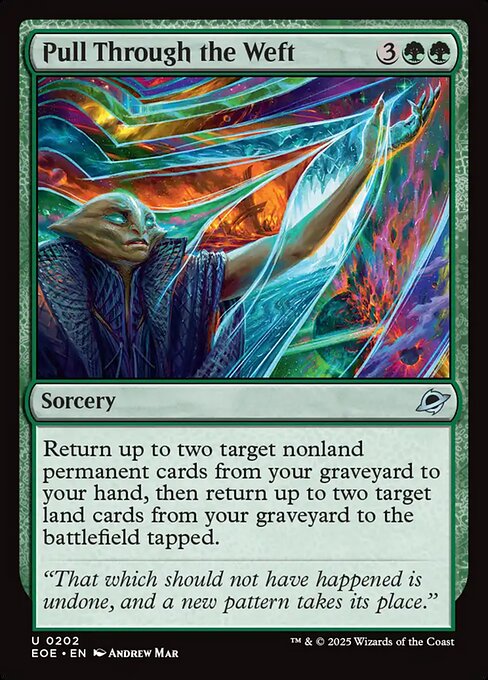 Pull Through the Weft - Edge of Eternities (eoe) #202