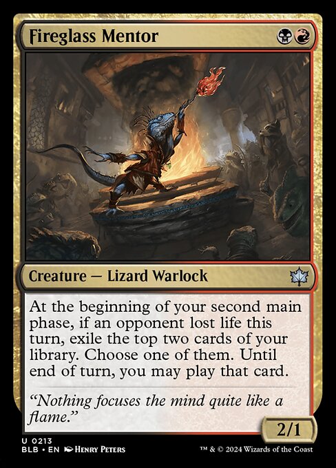 Fireglass Mentor - Bloomburrow () #213